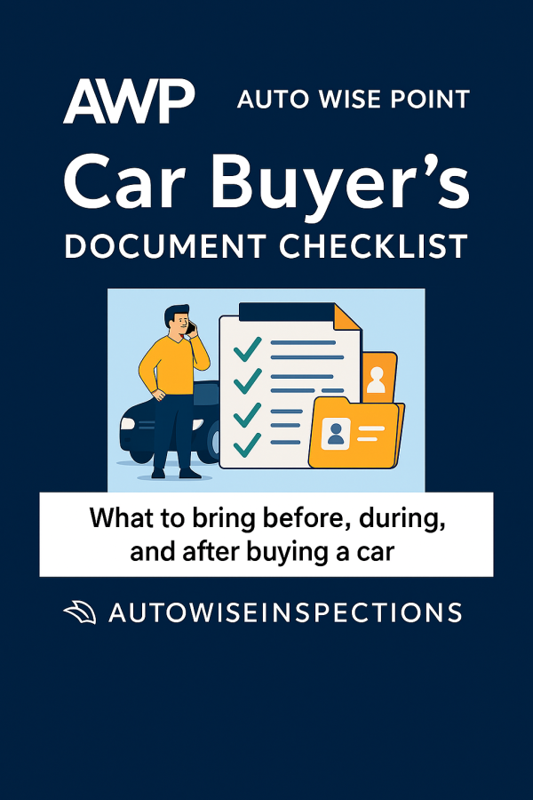 Car Buyer’s Document Checklist Hd Quality Pic Car Buyer's Document Checklist
